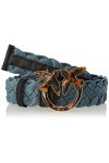 Pinko Love Weave 2 Belt H4 INT Ceinture, G22t_Bleu Denim foncé Turtle, XS Femme