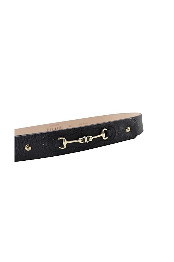 Alviero Martini Prima Classe Ceinture Femme Geo Noir, Noir , 80 cm