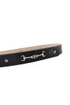 Alviero Martini Prima Classe Ceinture Femme Geo Noir, Noir , 80 cm