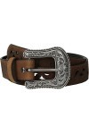 Ariat Ceinture en cuir pour femme Motif cachemire Marron Taille S, marron, S