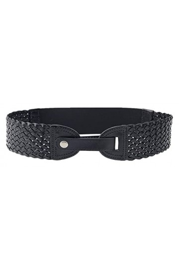 Ceinture de Taille pour Femme élégante Ceinture de Taille élastiquée pour Femme Mode All-Match Ceinture tissée Jupe Pull déco