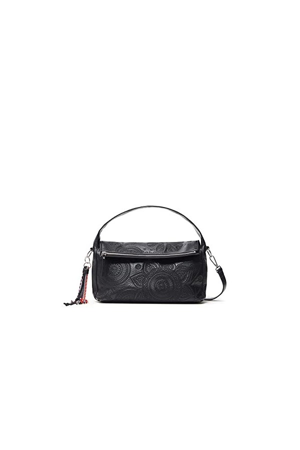 Desigual Bols_Deja Vu Narbonne Fla, Sac à Main Femme, Noir, Taille Unique