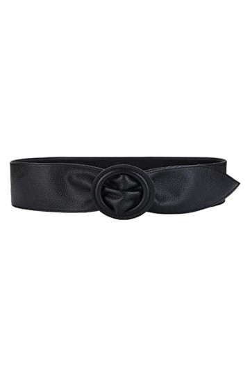 Ceinture de Pantalon pour Femme Manteau Ceinture Décoration Pull Jupe All-Match Noir Large Ceinture de Mode pour Femme Ceintu