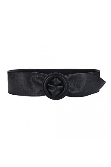 BAtlam Ceinture Large pour Femme Manteau Ceinture Décoration Pull Jupe Tout-Allumette Noir Ceinture Large pour Femme Ceinture