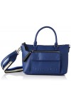 Desigual PU Hand Bag, Handbag Femme, Bleu, Taille Unique