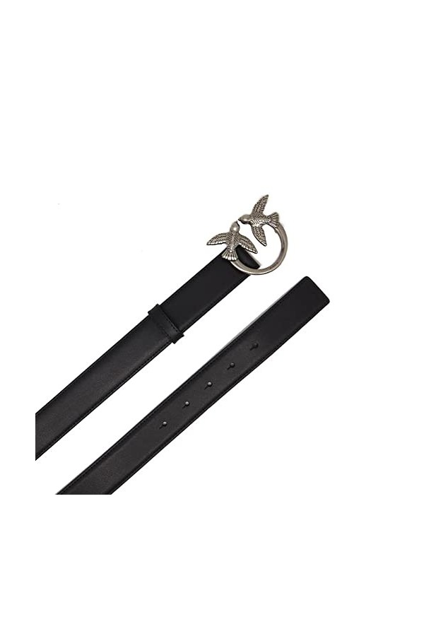 Pinko Ceinture Femme, Z99o_noir-old Silver, L