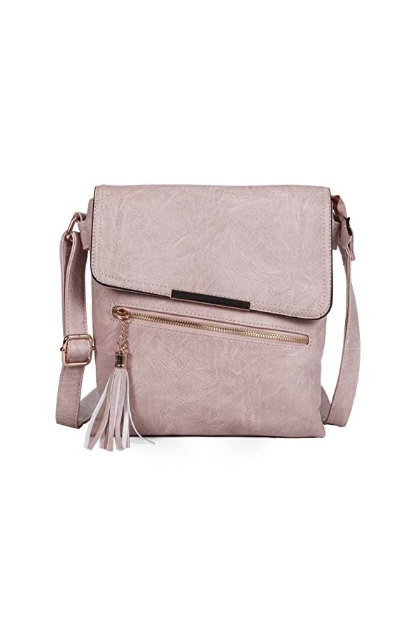 Mabel London - Sac à bandouilère pratique et élégant avec sangle ajustable - Noir