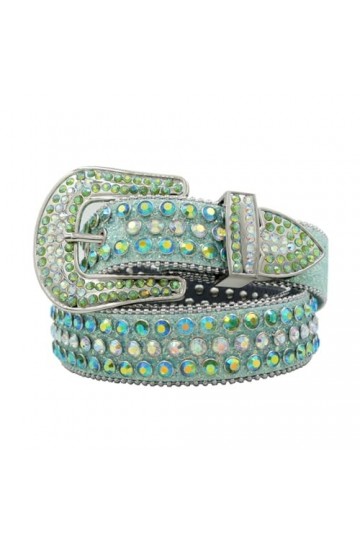 Ceinture unisexe western cowboy punk avec strass, NO4, 110 cm