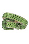 Sangle de ceinture en strass pour femme - Ceinture de cowgirl et cowboy