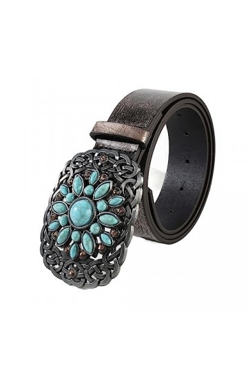 JJZXD Ceinture de Ceinture de décoration en Relief Polyvalente avec Strass sculptés Vintage for Femmes