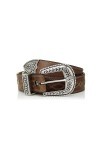Ariat Womens Fatbaby Center Stitch Belt, Brown, 40