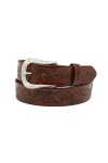 Ariat Ladies Belt Floral Embossed, X-Large, Brown