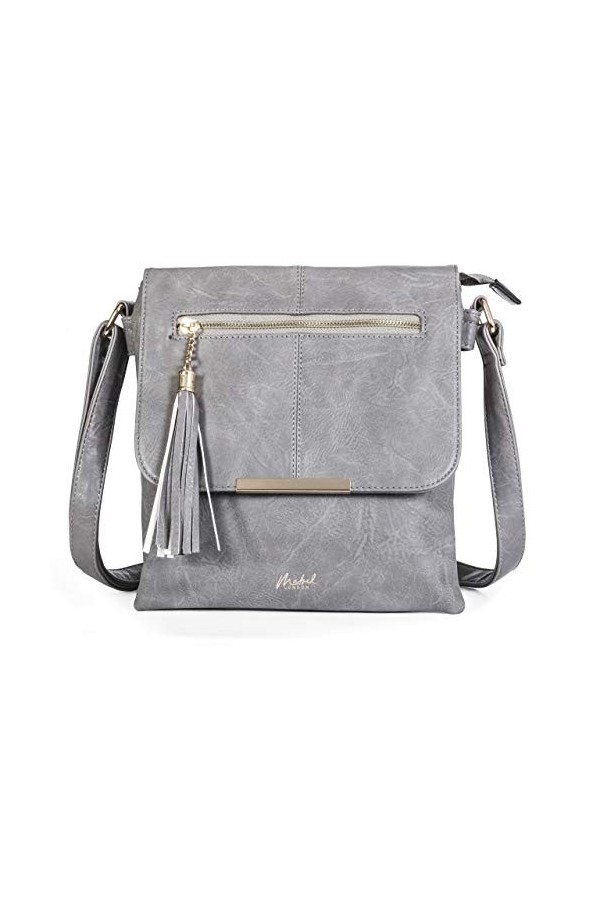 Mabel London - Sac à bandouilère pratique et élégant avec sangle ajustable - Noir