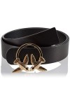 Pinko Love Berry Simply Belt VIT.Set Ceinture, Z99_Noir Limousine, L Femme