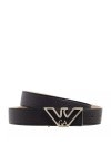 Emporio Armani Ceinture Ceinture femme Noir, Noir , 80 cm