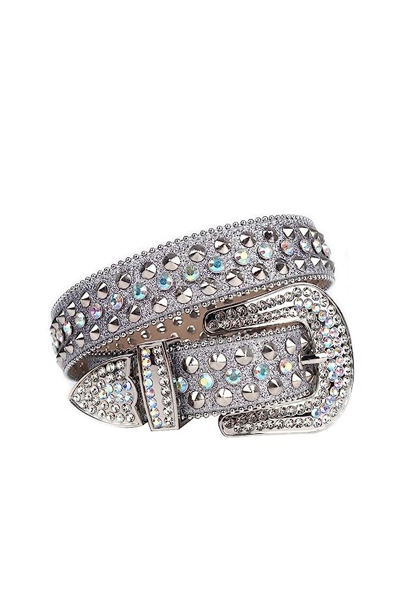 Ceintures en strass en métal massif et diamant décontracté de luxe brillant pour adulte