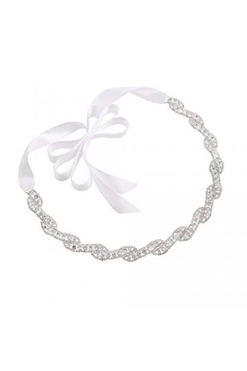 MJWDP Courte-Cour Ceinture Nuptiale Robe de mariée de Robe de mariée Bandeau de Ceinture for mariée for la mariée Color : G,