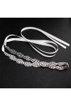 JJZXD Strass Ceinture de mariée Robe de mariée Accessoires Cristal Ceintures Ceintures Ruban mariée Bal Demoiselle dhonneur 