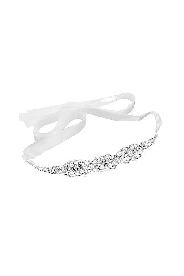 JJZXD Strass Ceinture de mariée for Femme Ceinture en Cristal Faite à la Main Accessoires de Mariage Robe Cadeau de Demoisell