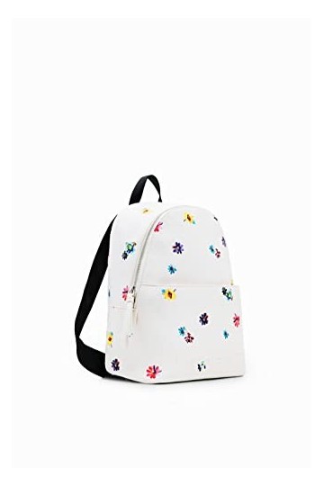 Desigual, Back_FRESIA_MOMBASA MINI U 1000 WHITE Femme, Blanc, Taille unique