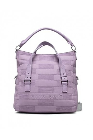 Desigual Bols_Tris Tras Lovert, Sac à Main Femme, Rouge, Taille Unique