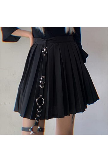 Personnalité Ceinture Femme Sexy Réglable PU Cuir Jk Ceinture Robe Corps Chaîne Couleur : A, Taille : comme indiqué C Tail