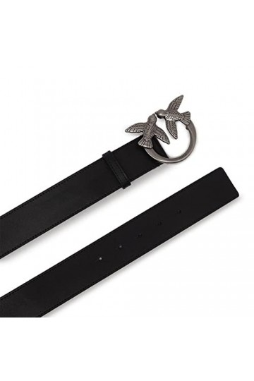 Pinko Ceinture Femme, Z99o_noir-old Silver, XS