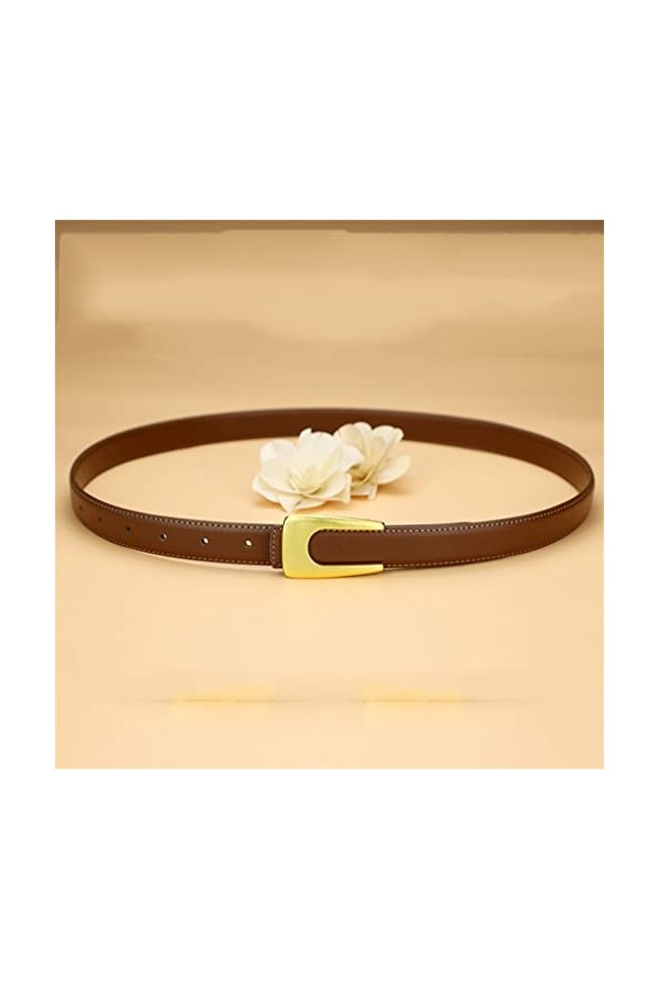 JEONSWOD Lumière et Simple, salée et Douce, Niche rétro français première Couche de la Ceinture de Vachette de Cuir de la Cei