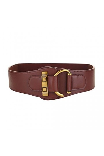 BAtlam Ceinture Large pour Femme Ceinture Large pour Femme avec Robe en Diagonale avec Ceinture en Cuir Décoration Pull Ceint