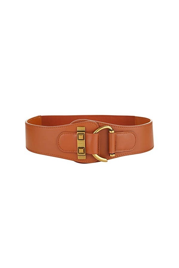 BAtlam Ceinture Large pour Femme Ceinture Large pour Femme avec Robe en Diagonale avec Ceinture en Cuir Décoration Pull Ceint