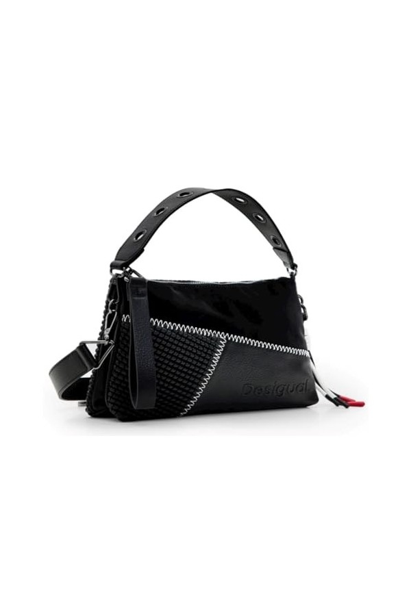 Desigual Bols_grisom Dortmund, Across Body Bag Femme, Noir, OneSize