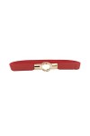 JEONSWOD aux Femmes Puce Ceinture à Courroie élastique Robe vêtements Accessoires Ceinture Color : Red, Size : 68cm 