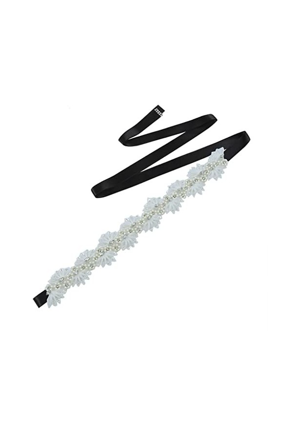 LEIGE Ceinture de mariage ceinture en ramine de perle femmes nuptiales Color : D, Size : One size 