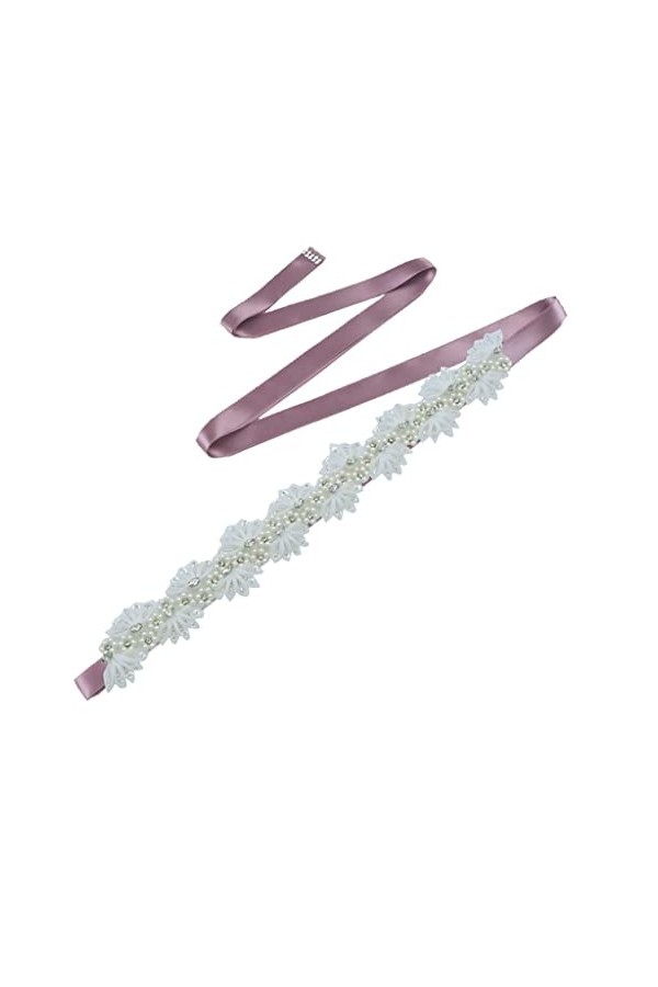 LEIGE Ceinture de mariage ceinture en ramine de perle femmes nuptiales Color : D, Size : One size 