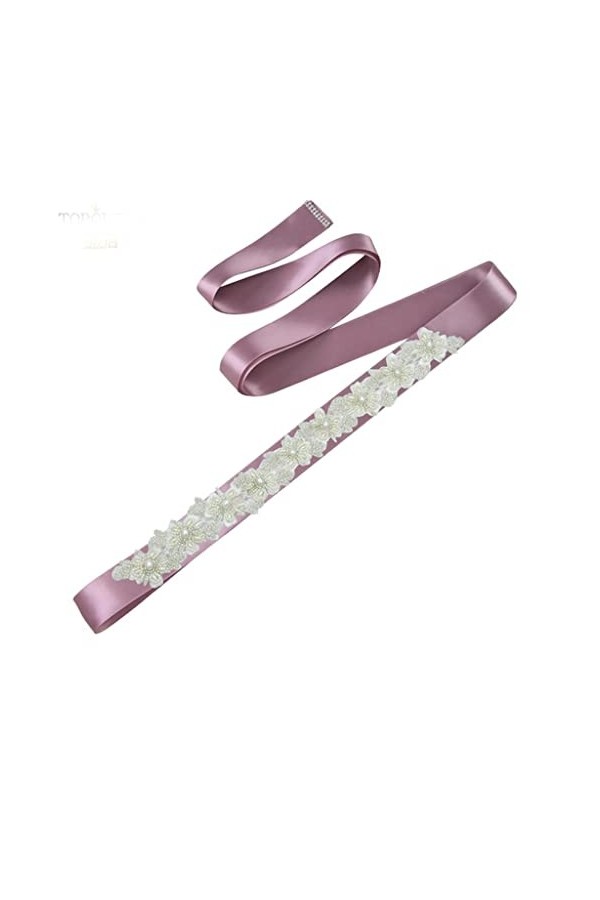 LEIGE Ceinture de perle mariage habille nuptiale sash de soirée de soirée de soirée for femmes Color : C, Size : One size 
