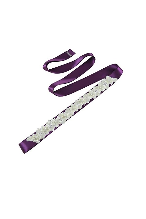 LEIGE Ceinture de perle mariage habille nuptiale sash de soirée de soirée de soirée for femmes Color : C, Size : One size 