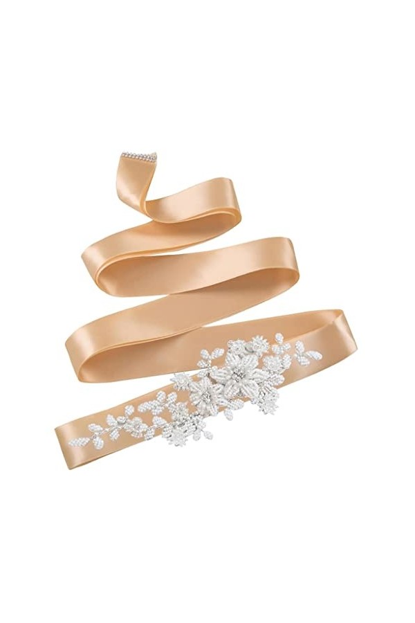 LEIGE Accessoires de mariage de ceinture de mariée Color : D, Size : One size 