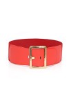 GRETD Ceinture for femmes Elastic Elastic Wide Belt Boucle de boucle dor for femmes for habillement vêtements Accessoires C