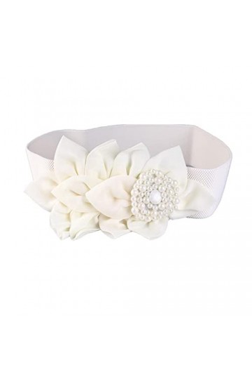 LHLLHL Fleur élastique perlée Cummerbunds Robe Femelle Corsets de Ceinture de Ceinture de Ceinture de Ceinture Color : 1-Pac