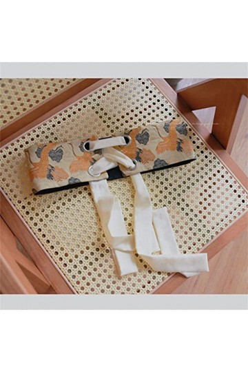 ZYING Couleur Amande de Style National, Grue Douce, élégance rétro, Ceinture de Ceinture pour Femmes Ajustable et Tout-en-Un 