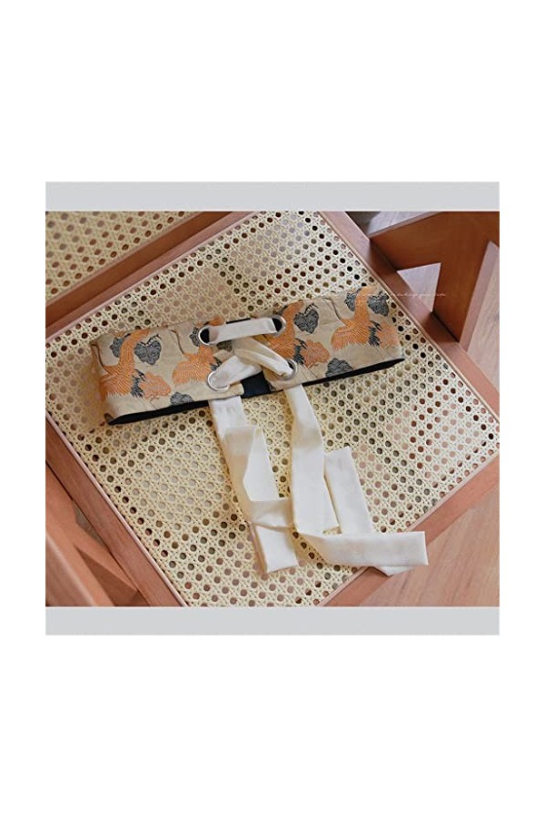 ZYING Couleur Amande de Style National, Grue Douce, élégance rétro, Ceinture de Ceinture pour Femmes Ajustable et Tout-en-Un 