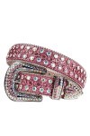 Strass Ceintures Bling Strap Diamant clouté pour femmes hommes réglable filles mode ceinture pour jeans