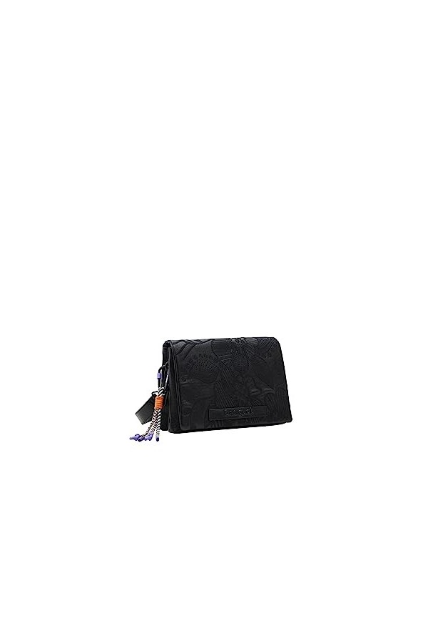 Desigual Bols_Alpha Dortmund Rabat, Flap Femme, Noir, One Size