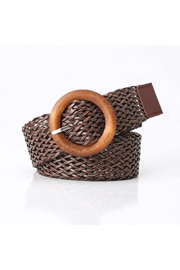 GRETD Ceinture tressée, bande polyvalente, ceinture, ceinture dames, ceinture, ceinture ronde Color : A, Size : 105CM 