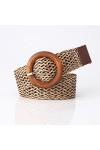 GRETD Ceinture tressée, bande polyvalente, ceinture, ceinture dames, ceinture, ceinture ronde Color : A, Size : 105CM 