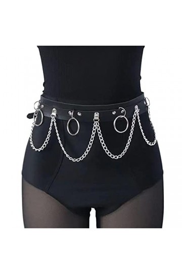 LEIGE Jk Ceinture sexy réglable en PU pour femme Couleur : A Taille : comme sur la photo