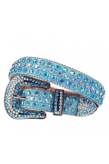 Sangle de ceinture en strass pour femme - Ceinture de cowgirl et cowboy