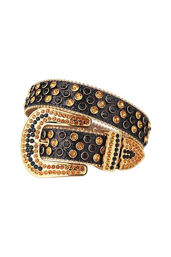 Cowgirl Strass ceintures cowboy sangle diamant clouté ceinture pour femmes hommes épingle boucle sangle jeans