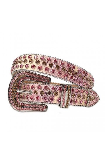 Cowgirl Strass ceintures cowboy sangle diamant clouté ceinture pour femmes hommes épingle boucle sangle jeans