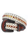 Sangle large boucle vintage strass ceinture pour femme ceinture en diamant haut homme femme pour jeans ceinture